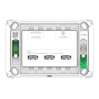 Grid 3 Gang USB A Charging Station | 3 USB Type A Ports | Overload Protection | Modular Design | @Pack of 1 | by Clipsal