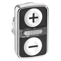 Metal Double Headed Pushbutton | Robust Metal Construction | IP66 Rated | Dual Control Design | @Pack of 1 | by Clipsal