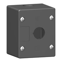 1 Hole Harsh Environment Control Station | IP66 Rated | Durable Polycarbonate/ABS | Grey | @Pack of 1 | by Clipsal