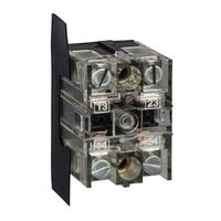 Spring Return Contact Block 2NO | Front Mount | Reliable Operation | 600V AC Max | @Pack of 1 | by Clipsal