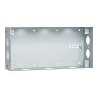 MEDILEC Wall Box | Powder-Coated Steel | Flush Mount | Multiple Knockouts | @Pack of 1 | by Clipsal