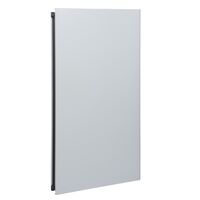 Porte Pleine S3D 1000x500 Left-Hand | Powder-Coated Steel | RAL 7035 Light Grey | @Pack of 1 | by Clipsal