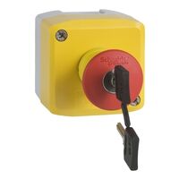Emergency Stop Control Box | Red Mushroom Head Actuator | IP65 Rated | Pre-Wired for Easy Installation | @Pack of 1 | by Clipsal