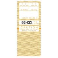 Promark NSW Test Tag Self Laminating with Security Flap - Orange