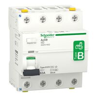 Acti9 iID 4P 63A 30mA B EV RCCB | Type B for EV Charging | DIN Rail Mount | by Clipsal