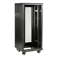 27RU Data Cabinet | Powder-Coated Steel | Tempered Glass Door | Adjustable Rails | @Pack of 1 | by Clipsal