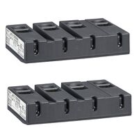 Set of 2 Terminal Blocks | 600V Rated | 15A Current | Durable Insulating Plastic | @Pack of 1 | by Clipsal