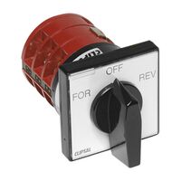 3 Pole 60 Degree Reversing Switch | Forward, Off, Reverse Positions | IP65 Rated | @Pack of 1 | by Clipsal