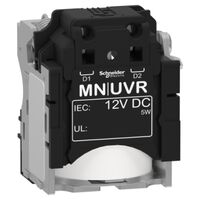 MN 12V DC Undervoltage Release | Automatic Disconnection | DIN Rail Mount | by Clipsal