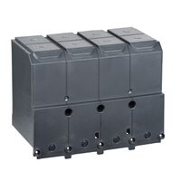 4P Terminal Shields for PARALL | High-Grade Insulating Plastic | Snap-On Installation | by Clipsal