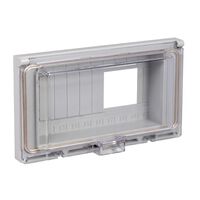 Heavy Duty Window 10 Module | High-Impact Polycarbonate | Clear Viewing | by Clipsal