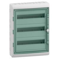 KAEDRA Enclosure 54 Mod A | IP65 Weatherproof | 54 DIN Module Capacity | Lockable Transparent Door | @Pack of 1 | by Clipsal
