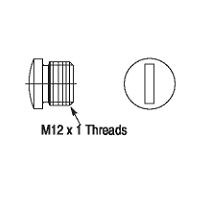 SEALING CAP DC-MICRO PWR PLASTIC EXTERNAL THREAD