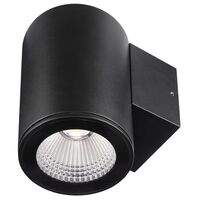 ANKA 9W LED CCT FIXED WALL LIGHT - BLACK