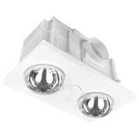 MAGMA DC 2L HEAT FAN & LIGHT - WHITE