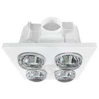 MAGMA DC 4L HEAT FAN & LIGHT - WHITE