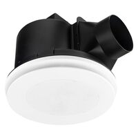 TALON PROMAX W/TIMER 270 ROUND EXHAUST FAN W/L 15W CCT LED - WHITE
