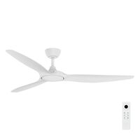 FANTASTIC 60" ABS DC CEILING FAN - WHITE