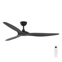 FANTASTIC 60" ABS DC CEILING FAN - BLACK
