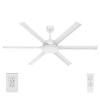 COLOSSUS II 65" DC CEILING FAN6 BLADE - WHITE
