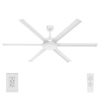 COLOSSUS II 72" DC CEILING FAN6 BLADE - WHITE
