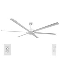 COLOSSUS II 84" DC CEILING FAN6 BLADE - WHITE
