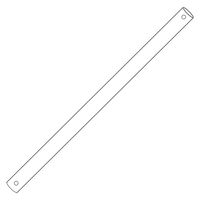 FAN EXTENSION ROD - 1800MM W/LOOM - WHITE