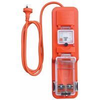 Inline 10A input with 15A outlet RCD & ESD