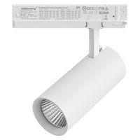32W Trio Dim 36° LED Track Light | Switchable 3000K-5000K | CRI90 & Flicker-Free | by Domus Lighting