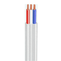 Electra 1.5mm 2 Core & Earth Flat Cable | 100 Metre Drum | PVC Insulation & Sheath | @M of 100 | by Electra Cables