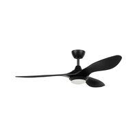MALTA 52" DC 12W LED 3 BLD CEILING FAN - BLACK