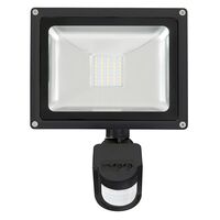 AVENGER-II 20W LED FLOOD LIGHT WITH SENSOR - BLACK