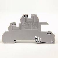 SCREW TERMINAL 2.5mm 2 CONDUCTOR 6.3A GREY FUSE ARM