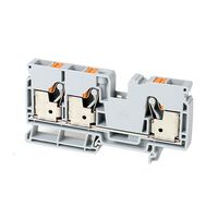 PUSH-IN TERM 10mm 1 LVL 3 CONN BLUE
