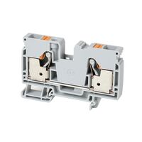 PUSH-IN TERM 10mm 1 LVL 2 CONN WHITE
