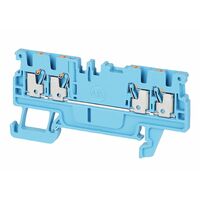 PUSH-IN TERM 1.5mm 1 LVL 4 CONN GREEN