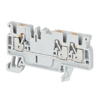PUSH-IN TERM 2.5mm 1 LVL 3 CONN YELLOW