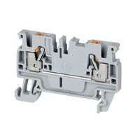 PUSH-IN TERM 2.5mm 1 LVL 2 CONN GREY