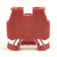 TERMINAL BLOCK 1 CONDUCTOR 4mm RED