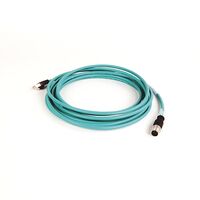 SHIELDED ENET-CBLE HFLEX-PUR 2-PAIR TEAL M12-RJ45 5M