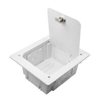 Recessed Entertainment Box Steel Construction Powder-Coated Finish Repelec