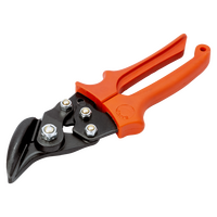 Aviation Pass Through Snip Hardened Steel Blades Ergonomic Grip Repelec