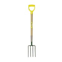Forged Cottage Dee Handle Fork Steel Head Comfortable Hardwood Grip Repelec