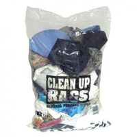 General Purpose Fleecy Waste Rags 15kg Bulk Pack Highly Absorbent & Low Lint Repelec