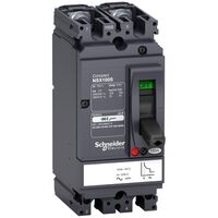 Breaker NSX100S 80A 2P 100kA Breaking Capacity Thermal-Magnetic Trip Clipsal