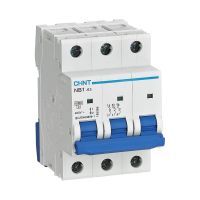 MCB 3P 25A 6kA B Curve DIN Rail NB1-63 Chint