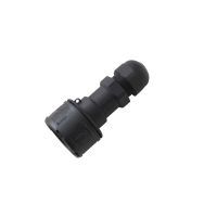 Aquasafe Inline Female Housing 3 Pole 5-9mm Black Adaptaflex