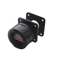 Aquasafe Bulkhead Female Housing 3 Pole Flanged Adaptaflex