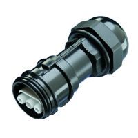 Aquasafe Inline Male Housing 3 Pole Socket Adaptaflex