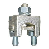 Riser Clamp Single 50-240mm² Split Bolt Nickel Brass Bovara